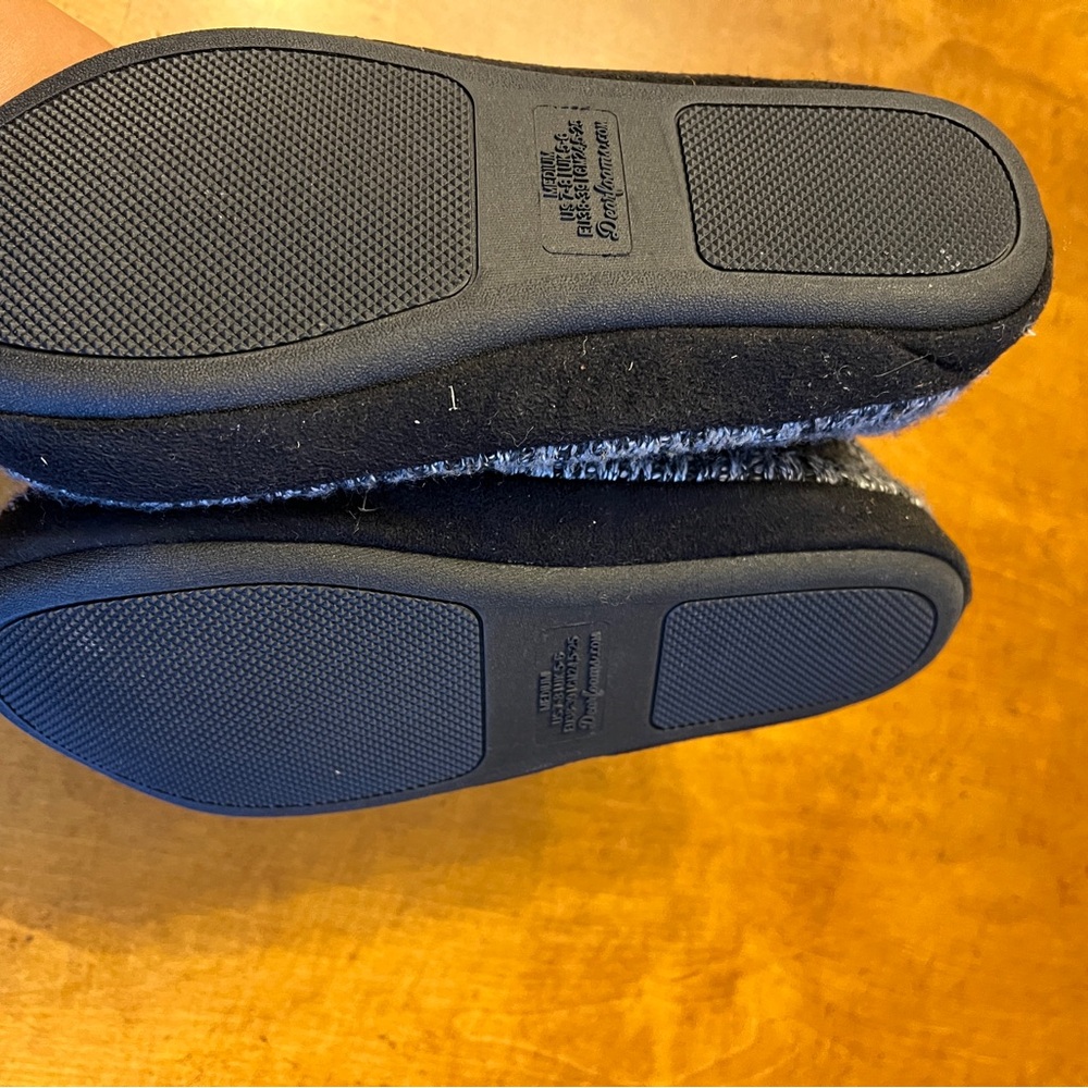 rn21810 new dearfoam slipper 7/8 df no sweat adapt memory foam medium night - Picture 7 of 10